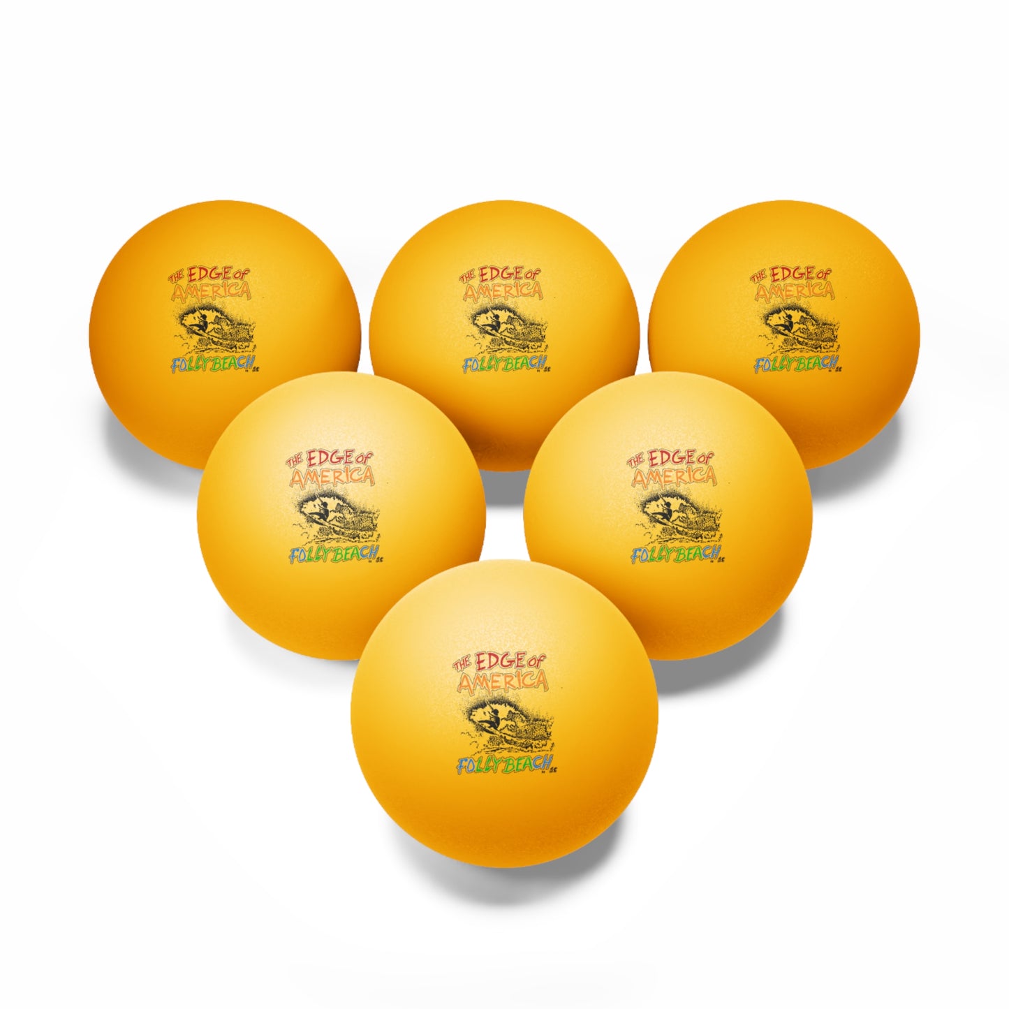 EOA Ping Pong Balls, 6 pcs